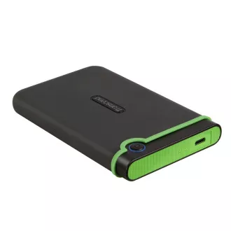 TRANSCEND 2TB StoreJet 25M3C SLIM, 2,5", USB-C (3.1 Gen 1) Externes Anti-Shock Laufwerk, schlankes Profil, grau/grün TRANSCEND 2TB StoreJet 25M3C SLIM, 2,5", USB-C (3.1 Gen 1) Externes Anti-Shock Laufwerk, schlankes Profil, grau/grün
