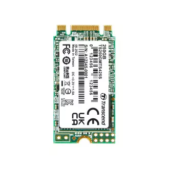 TRANSCEND MTS425S 250GB SSD M.2 2242, SATA III 6Gb/s (3D TLC), 500MB/s R, 330MB/s W