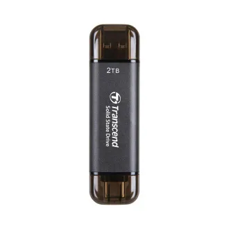 Transcend TS2TESD310C 2TB USB Typ-A/USB Typ-C 3D NAND flash R 1050 MB/s, W 950 MB/s Transcend TS2TESD310C 2TB USB Typ-A/USB Typ-C 3D NAND flash R 1050 MB/s, W 950 MB/s