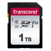 Transcend 1TB SDXC 300S (Klasse 10) UHS-I U3 V30 Speicherkarte, 100 MB/s R, 85 MB/s W