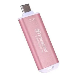 Transcend ESD300P 2TB, Externe SSD, USB 10Gbps, Typ C, 1050MB/R, 950MB/W, rosa