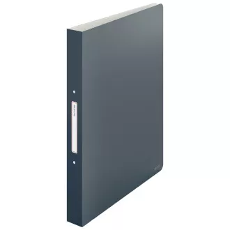 LEITZ Ringbuch Cosy PP 2RR, Doppelring, Samtgrau LEITZ Ringbuch Cosy PP 2RR, Doppelring, Samtgrau