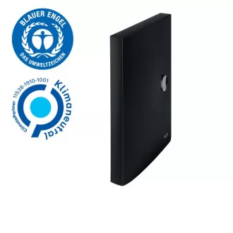 LEITZ Ökologische Dokumentenbox RECYCLE, PP, schwarz