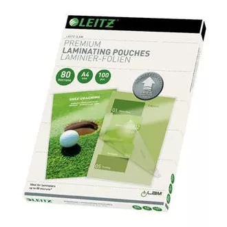 LEITZ Laminiertaschen A4 mit Routing-Technologie, 80 mic (100 Stück)
