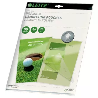 LEITZ Laminiertaschen A4 mit Routing-Technologie, 80 mic (25 Stück)