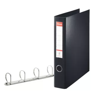 Esselte Kunststoff-Ringbuch VIVIDA, 4DR/40mm, Rücken 60 mm, schwarz