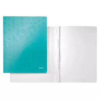 LEITZ Binder mit Binder WOW, A4, eisblau
