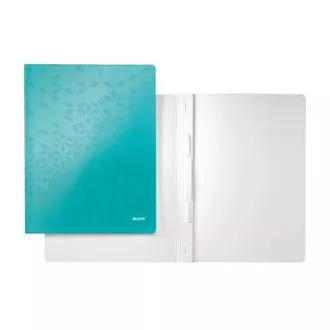 LEITZ Binder mit Binder WOW, A4, eisblau