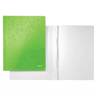 LEITZ Binder mit Binder WOW, A4, grün