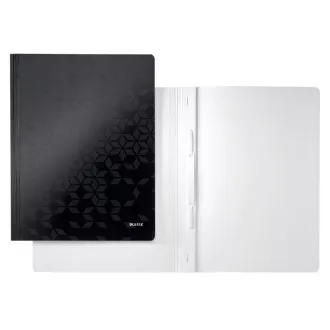 LEITZ Binder mit Binder WOW, A4, schwarz