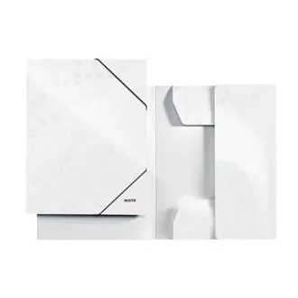 LEITZ Dreifach-WOW-Mappen, A4, perlweiß