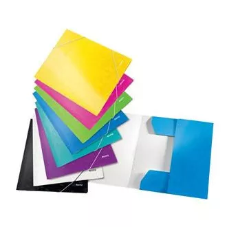 LEITZ Dreifach-WOW-Mappen, A4, perlweiß