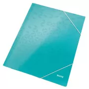 LEITZ Dreifach-WOW-Mappen, A4, eisblau