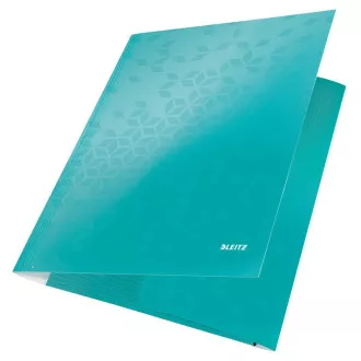 LEITZ Dreifach-WOW-Mappen, A4, eisblau