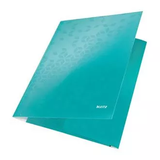 LEITZ Dreifach-WOW-Mappen, A4, eisblau