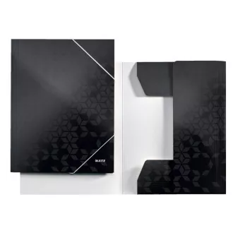 LEITZ Dreifach-WOW-Mappen, A4, schwarz