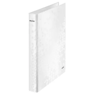LEITZ Ringbuch WOW, A4 , 2DR/25mm, perlweiß