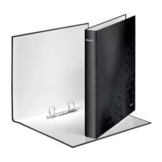 LEITZ Ringbuch WOW, A4 , 2DR/25mm, schwarz