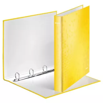 LEITZ Ringbuch WOW, A4 , 4DR/25mm, gelb