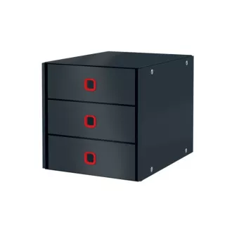 LEITZ Click&Store Schubladenbox COSY, 3 Schubladen, Samtgrau