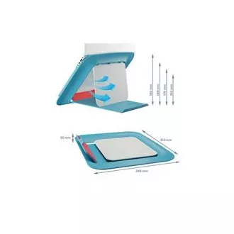 LEITZ Verstellbarer Laptop-Ständer ERGO Cosy, ruhig blau