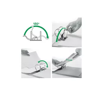 LEITZ Mobiler Binder 180° Active STYLE, 75 mm, schwarz satiniert