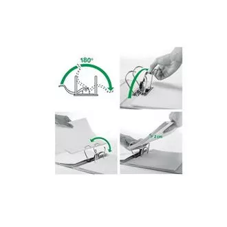 LEITZ Mobiler Binder 180° Active STYLE, 75 mm, schwarz satiniert