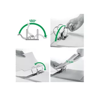 LEITZ Mobile Binder 180° Active UrbanChic, 65 mm, dunkelgrau