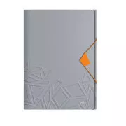 LEITZ UrbanChic PP Drei-Klappen-Mappe, A4, dunkelgrau