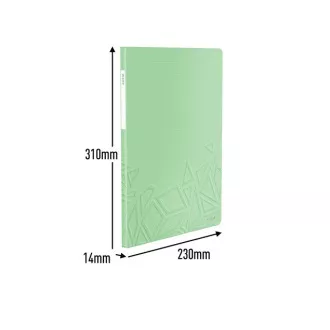 LEITZ Katalogbuch UrbanChic, PP, A4, 20 Fächer, grün