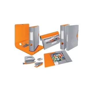 LEITZ UrbanChic Mini-Hefter und Locher-Set, dunkelgrau LEITZ UrbanChic Mini-Hefter und Locher-Set, dunkelgrau