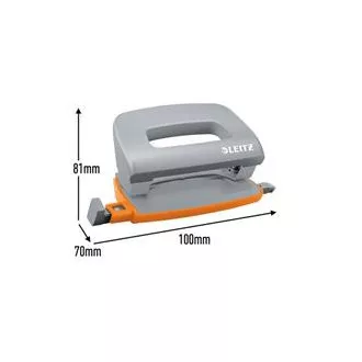 LEITZ UrbanChic Mini-Hefter und Locher-Set, dunkelgrau LEITZ UrbanChic Mini-Hefter und Locher-Set, dunkelgrau