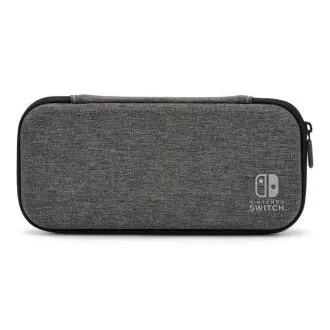 PowerA Slim Case für Nintendo Switch – OLED-Modell, Nintendo Switch oder Nintendo Switch Lite – Charcoal