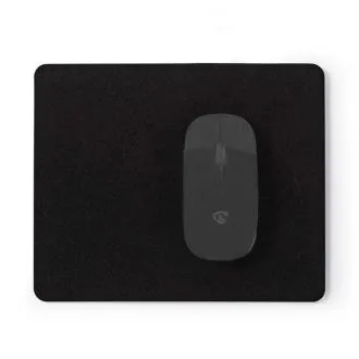 Nedis MPADF100BK – Mauspad | Standard | 18 x 22 cm | Farbe: Schwarz. Nedis MPADF100BK – Mauspad | Standard | 18 x 22 cm | Farbe: Schwarz.