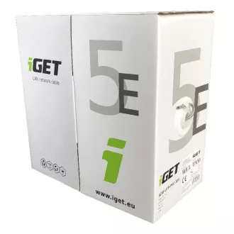 iGET Netzwerkkabel iGET CAT5E UTP PVC Eca 305m/Karton