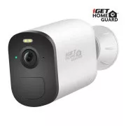 iGET HOMEGUARD SmartCam Plus HGWBC356 - Kabellose, batteriebetriebene IP 2K Kamera für den Außen- und Innenbereich