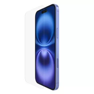 Belkin SCREENFORCE™ Invisiglass Anti-Mikrobielles Schutzglas für iPhone 16 Plus / 15 Plus / 14 Pro Max