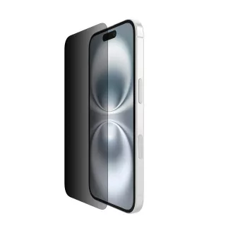 Belkin SCREENFORCE™ Invisiglass Privacy Anti-Microbial schützendes Privatglas für iPhone 16 / 15 / 14 Pro