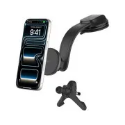 Belkin BOOST CHARGE Qi2 15 W Magnethalterung mit Ladefunktion für den Einbau an der Lüftungsdüse oder am Armaturenbrett   30 W Autoadapter, schwarz
