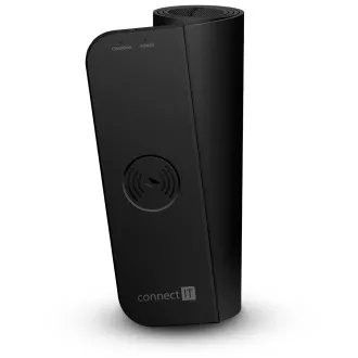 CONNECT IT CHARGE Tastatur- und Mauspad mit Qi-Ladetechnik, Größe 1,5 mm L (800 × 300 mm), SCHWARZ