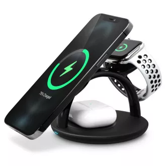 CONNECT IT MultiCharge 3 in 1 MagSafe Wireless Schnell-Ladegerät, SCHWARZ