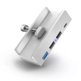 CONNECT IT USB DeskHub 4in1 für Tischgeräte, SILBER CONNECT IT USB DeskHub 4in1 für Tischgeräte, SILBER