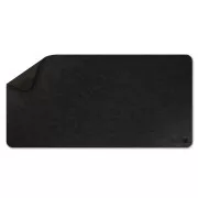CONNECT IT DoubleColor Tastatur- und Mauspad, Kunstleder, BLACK Dark Brown