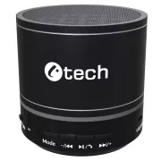 C-TECH Lautsprecher SPK-08B, bluetooth, Akku, USB-C, schwarz