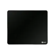 C-TECH Mauspad MP-01S-BK, schwarz, 240 × 200 × 4 mm, mit eingefassten Kanten