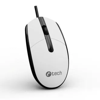 C-TECH Maus WM-10, USB, 1200 DPI, weiß-schwarz C-TECH Maus WM-10, USB, 1200 DPI, weiß-schwarz