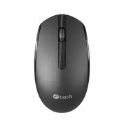 C-TECH Maus WLM-15 Dual-Mode, kabellos, BT 5.0   2,4 GHz, 1600 DPI, 6 Tasten, USB-Nano-Empfänger, schwarz