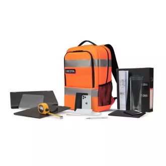 Dicota Rucksack Hi-Vis Base 24 Liter, orange
