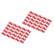 DIGITUS Farbclips für Patchkabel, 100er Pack, rot