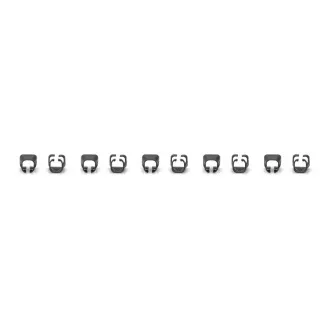 DIGITUS Color Clips für Patchkabel, 100er Pack, schwarz
